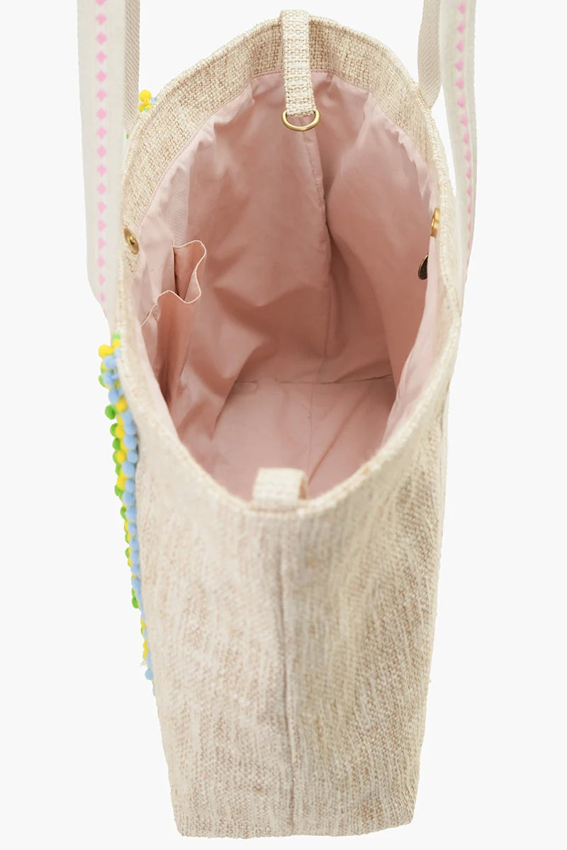 Island Escape Jute Tote