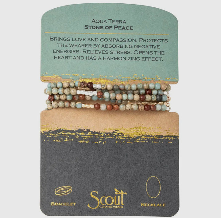 Stone Wrap Bracelet/Necklace