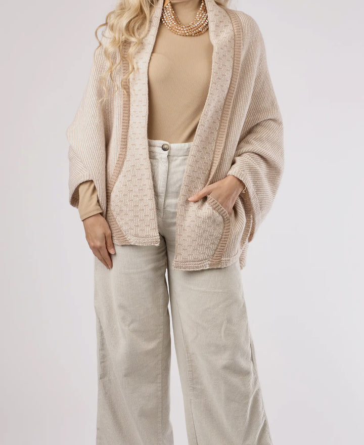 Luxe Textured Knit Wrap