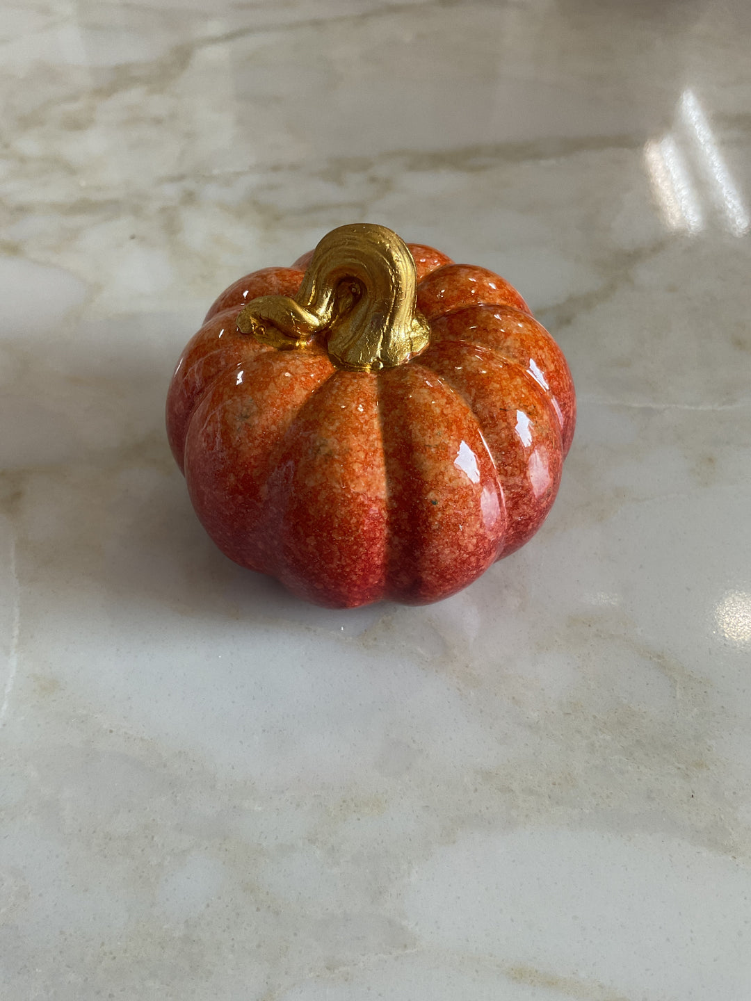 Harvest Resin Pumpkin