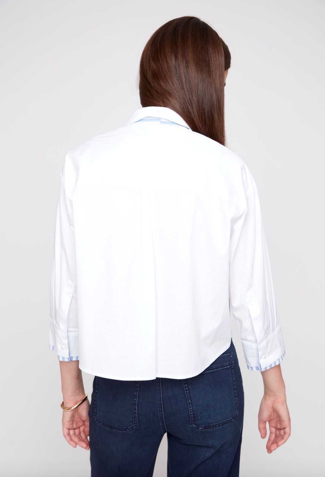 The Oxford Tie Blouse – White
