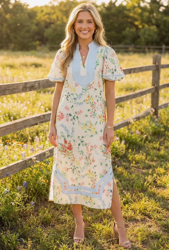 Bluebell Meadow Midi Dress