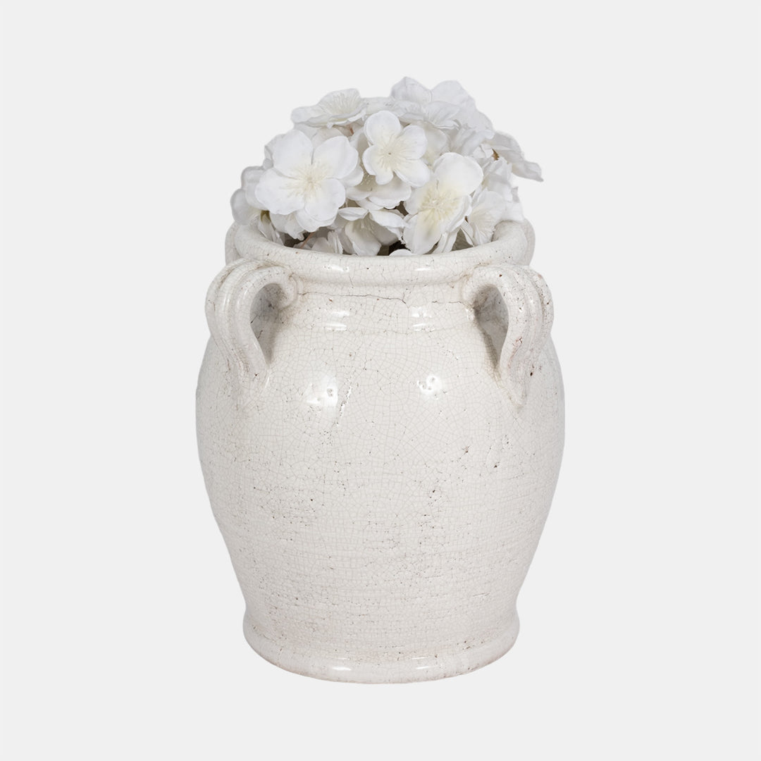Calais Crackle Handle Pot