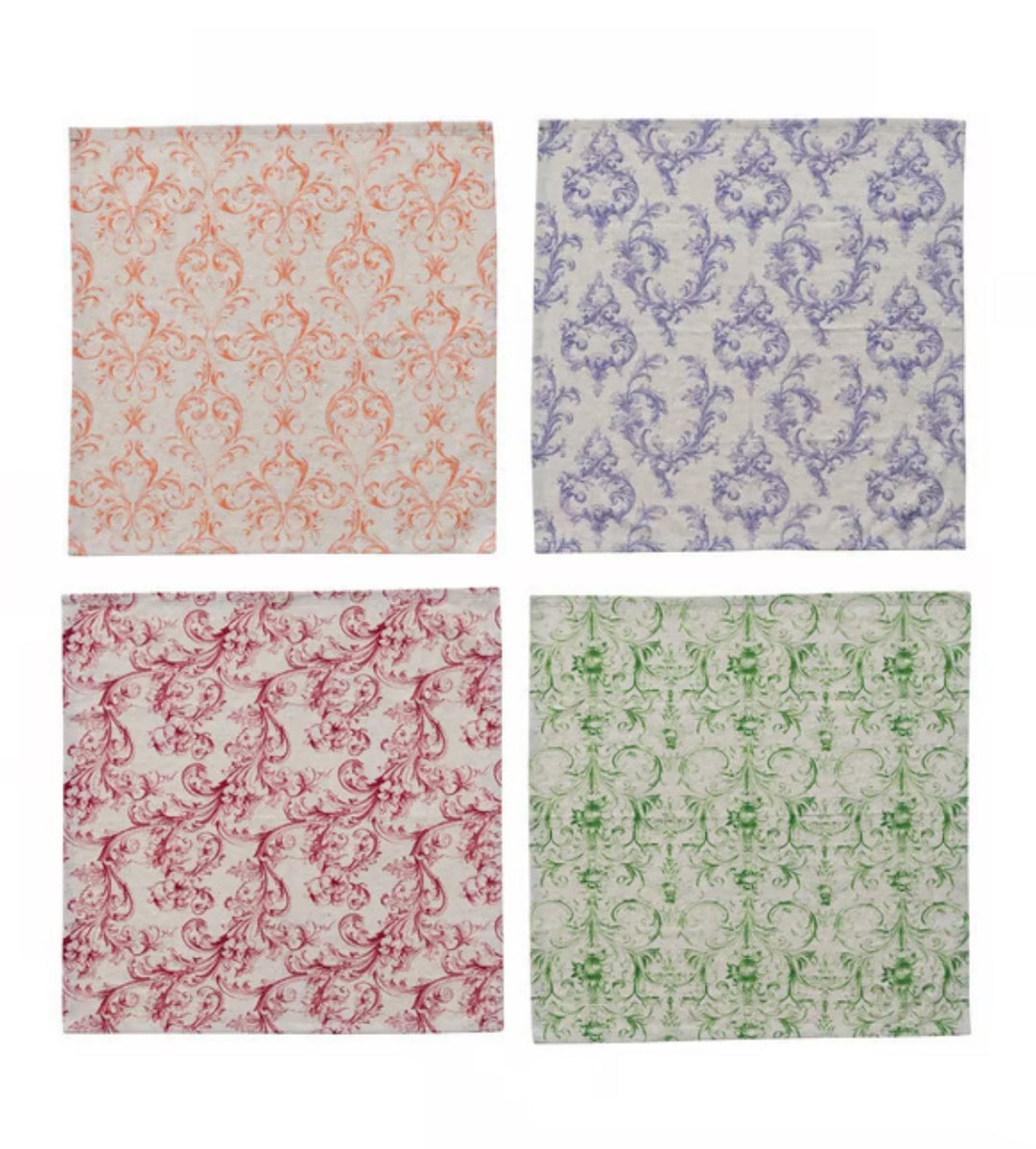Vintage Garden Toile Napkin