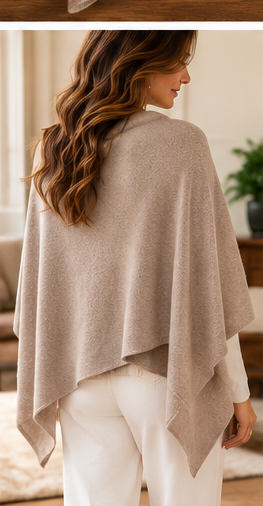 The Cashmere Luxe Topper — Oatmeal