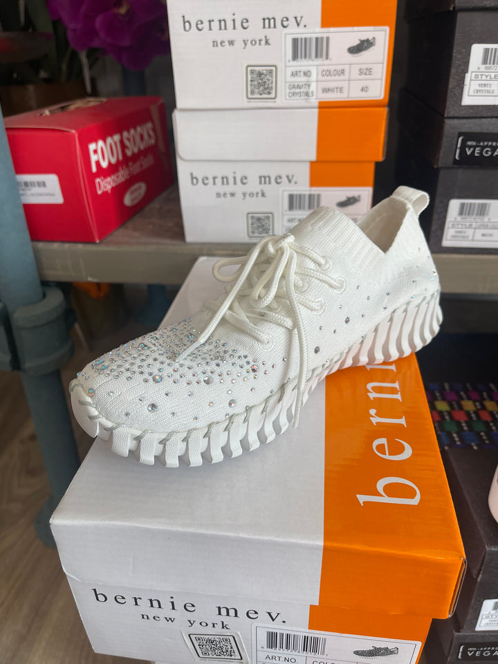 White Gravity Crystals Sneakers