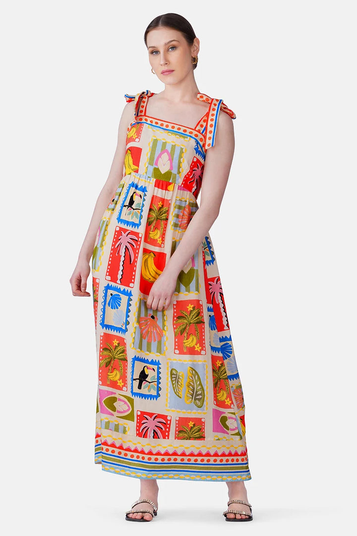 Tropic Postcard Maxi Dress
