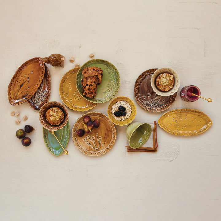 Autumn Meadow Stoneware Plates
