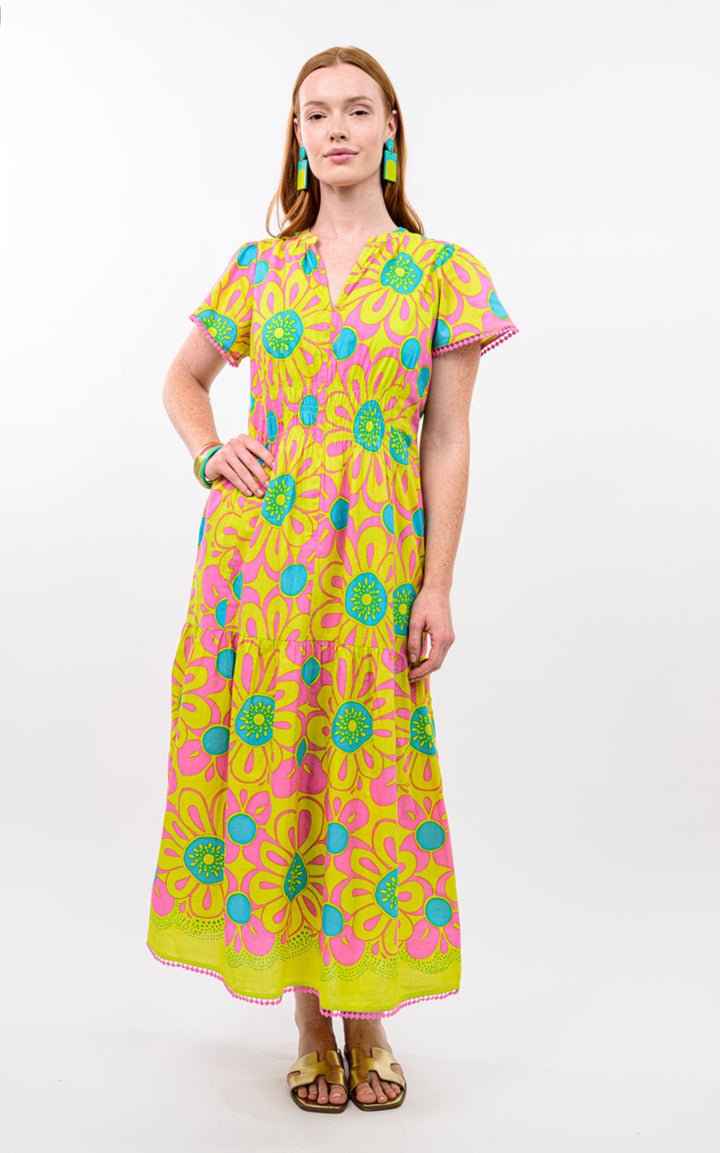 Sunburst Garden Maxi Dress