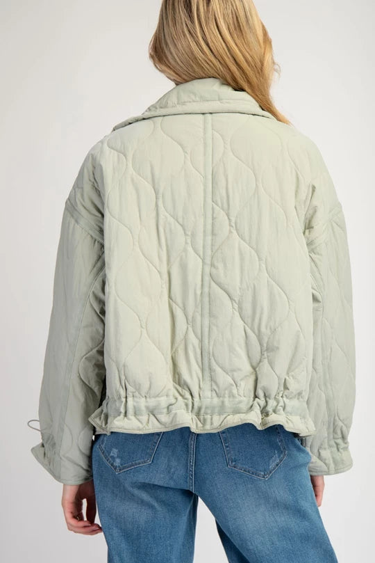 The Sage Chalet Quilted Jacket