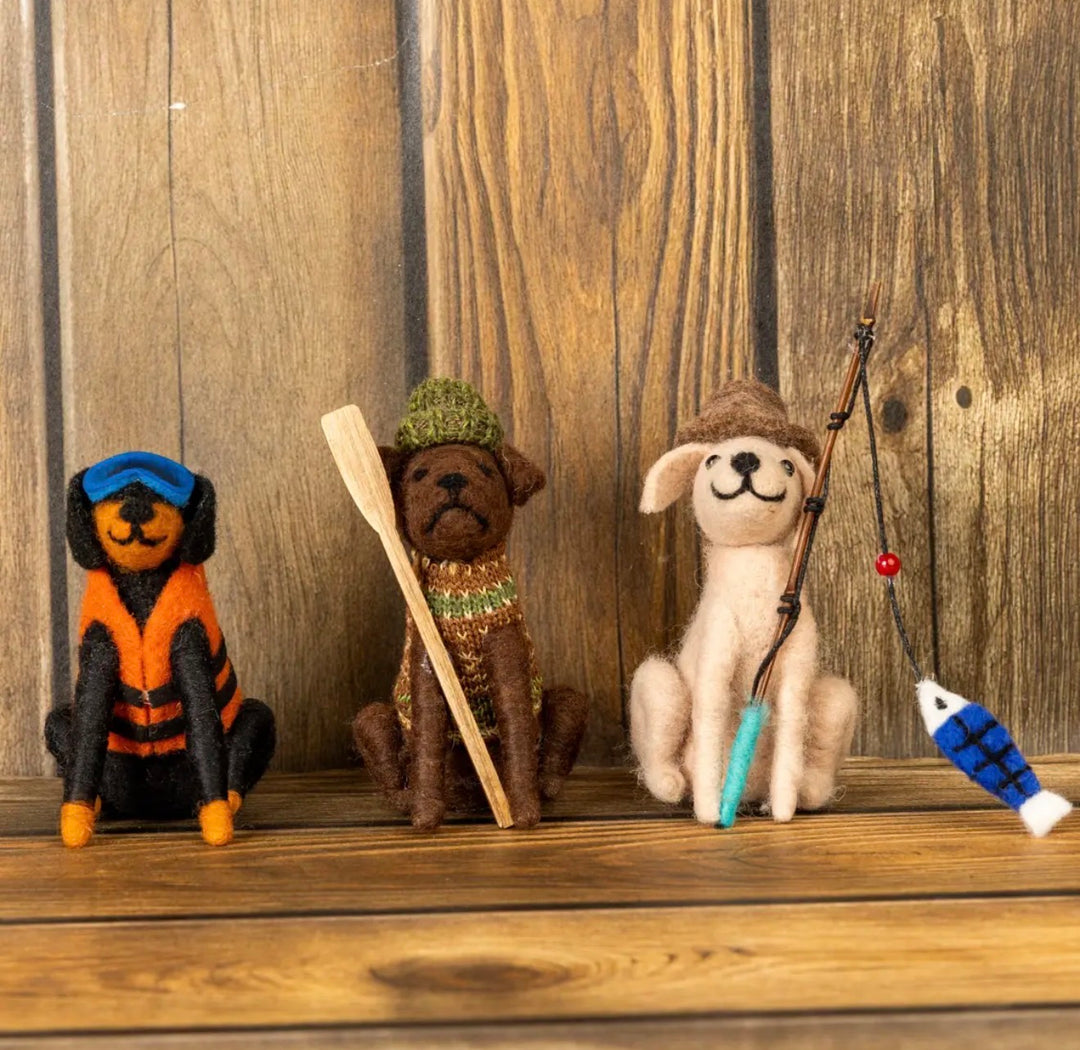 Adventure Pup Felt Ornaments