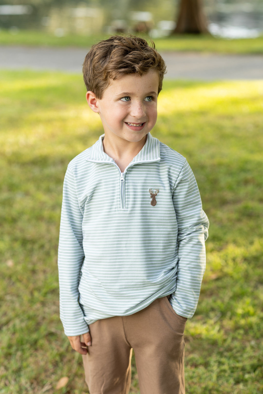 Heritage Buck Quarter-Zip Pullover