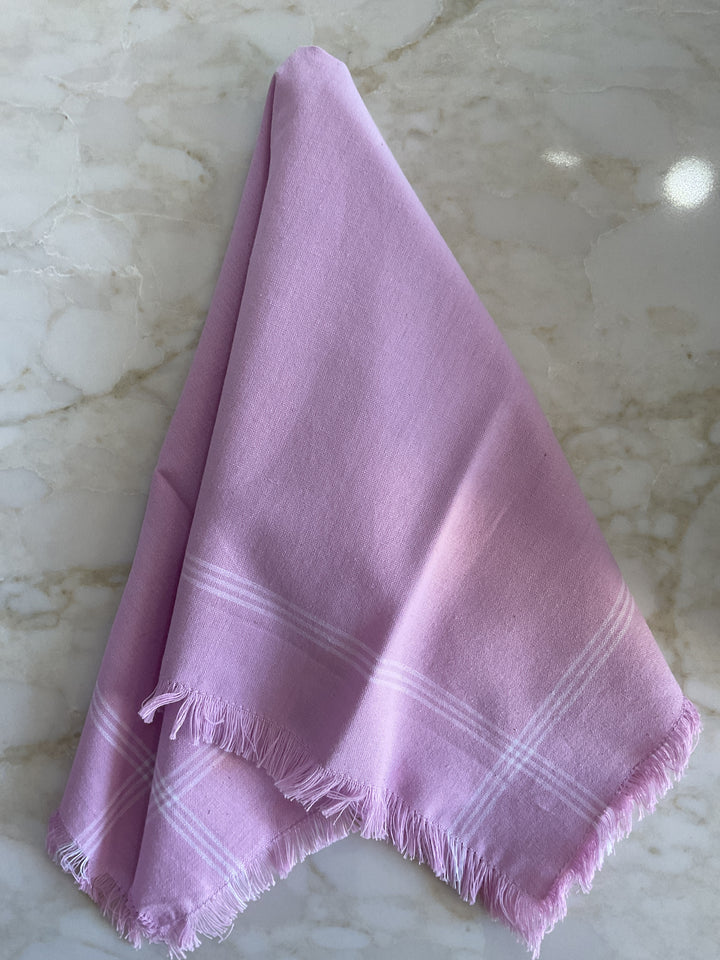 Bright Spring Cotton Fringe Napkins
