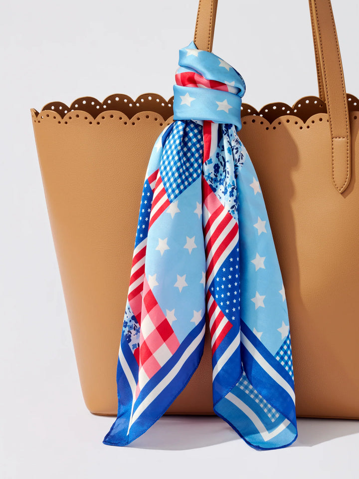 Americana Patchwork Scarf