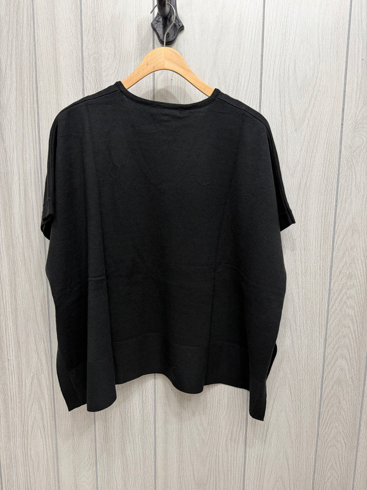 The Noir Winged Knit Top