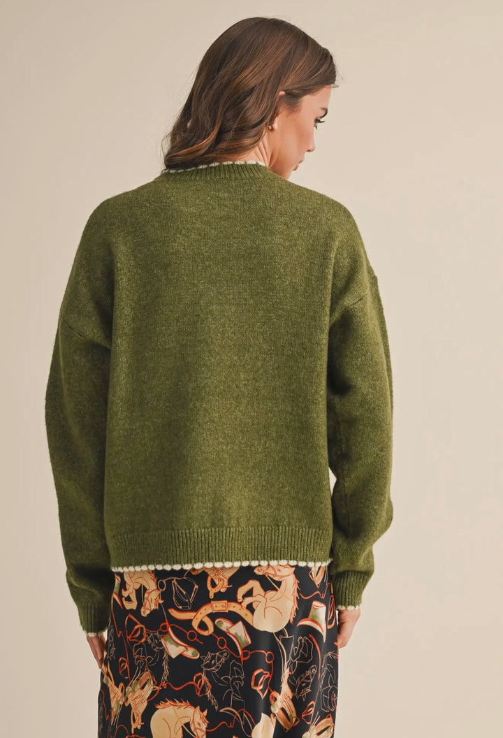 Evergreen Whisper Sweater