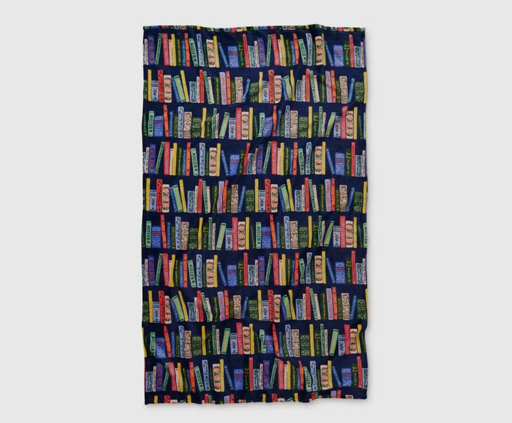 Bookshelf Fleece Blanket