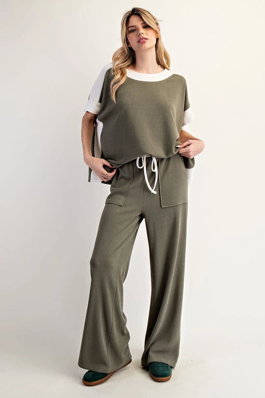 The Lounge Luxe Colorblock Top