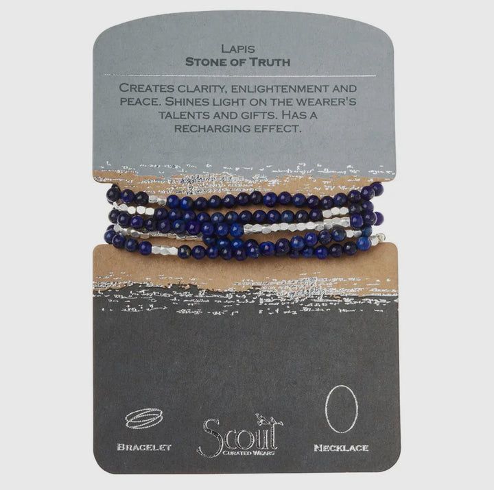 Stone Wrap Bracelet/Necklace