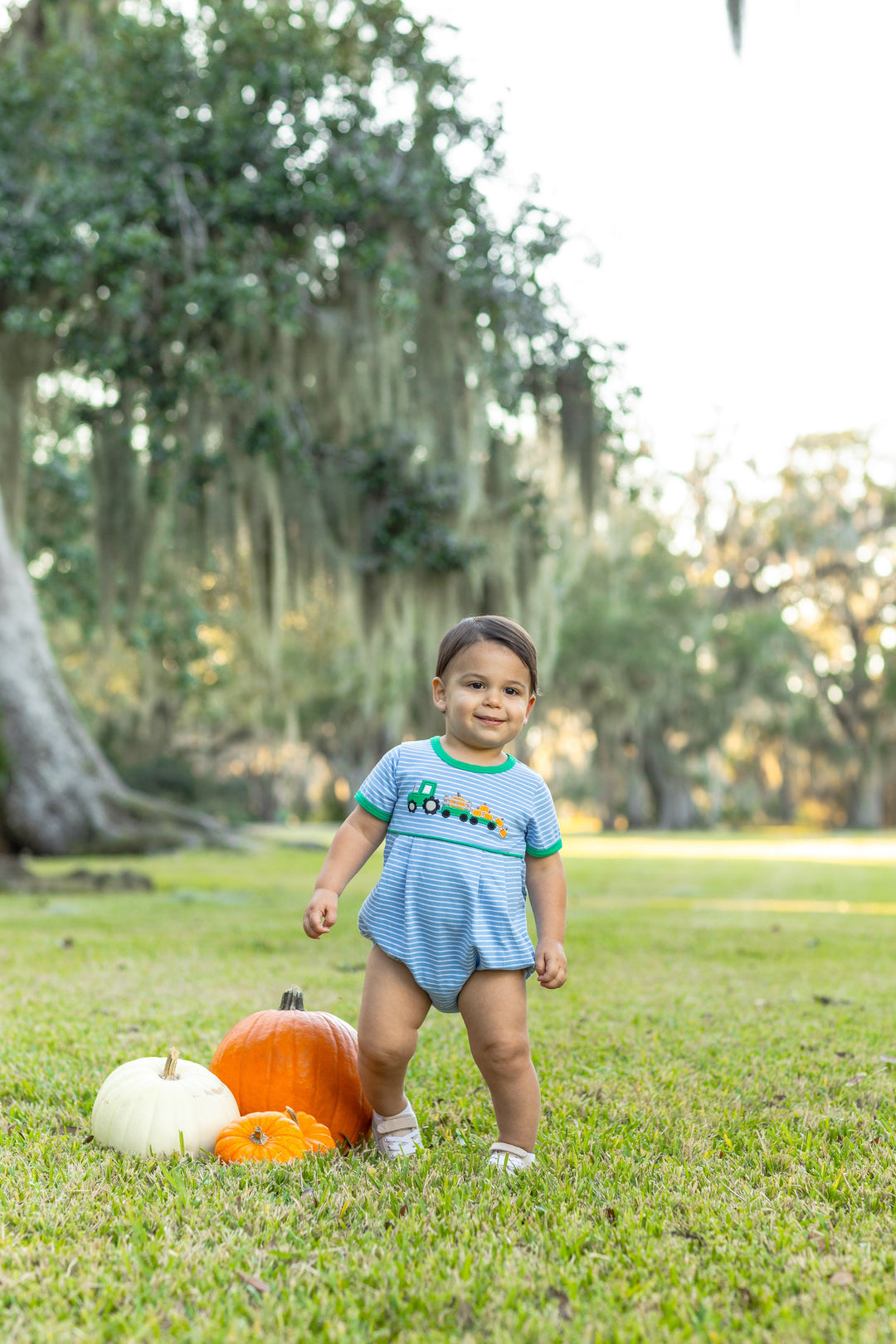 Pumpkin Patch Tractor Bubble