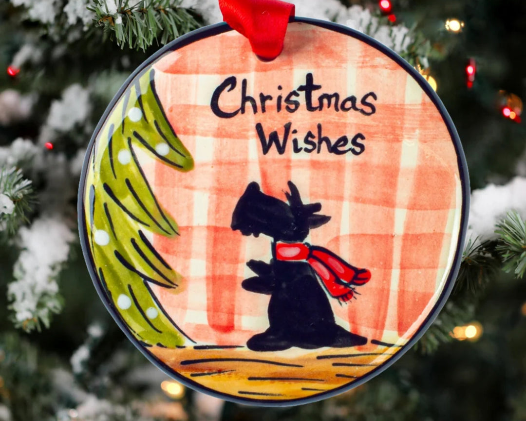 Hand Painted Disc Ornament Collection