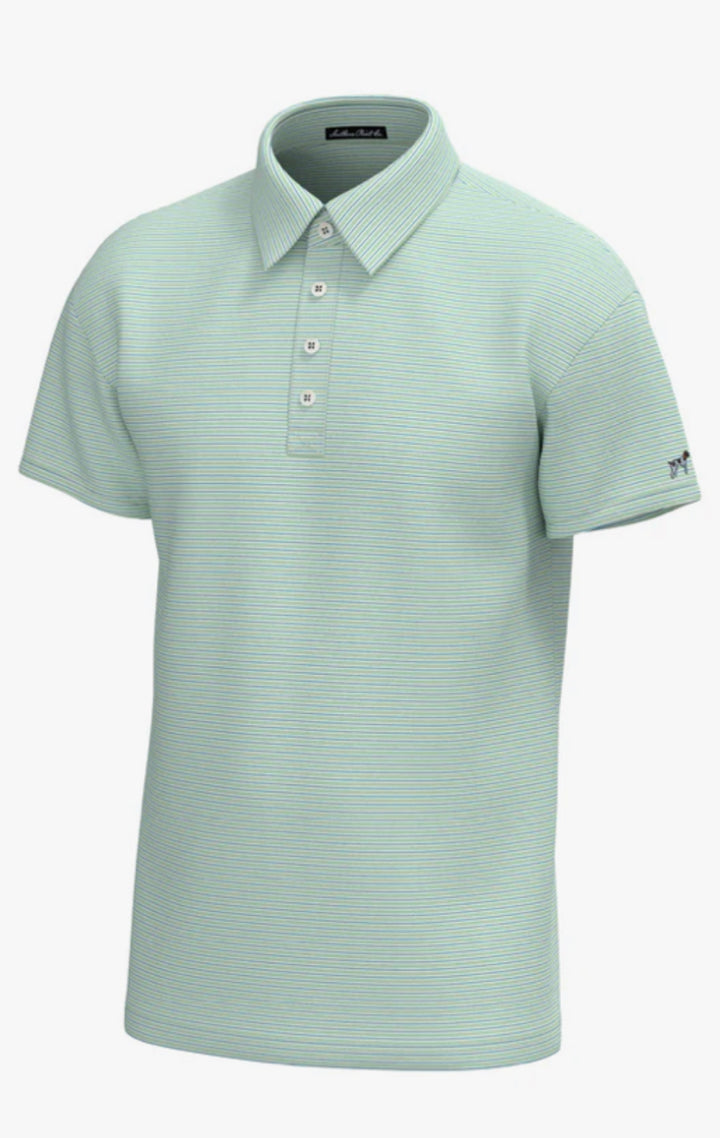 City Mint Stripe Polo