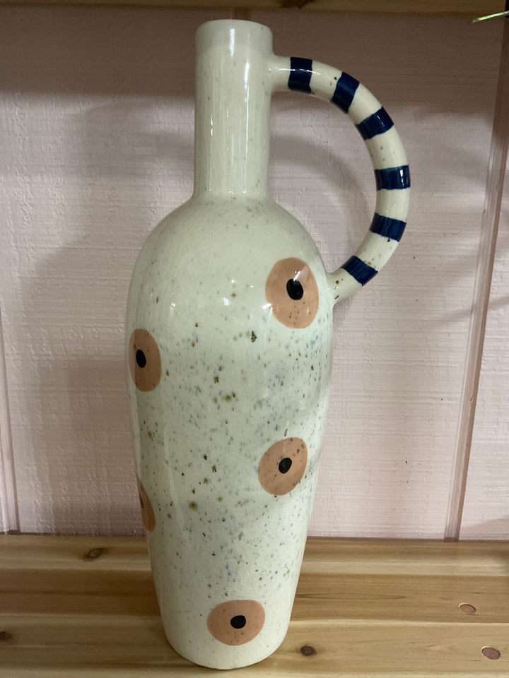 Graphic Ceramic Urn