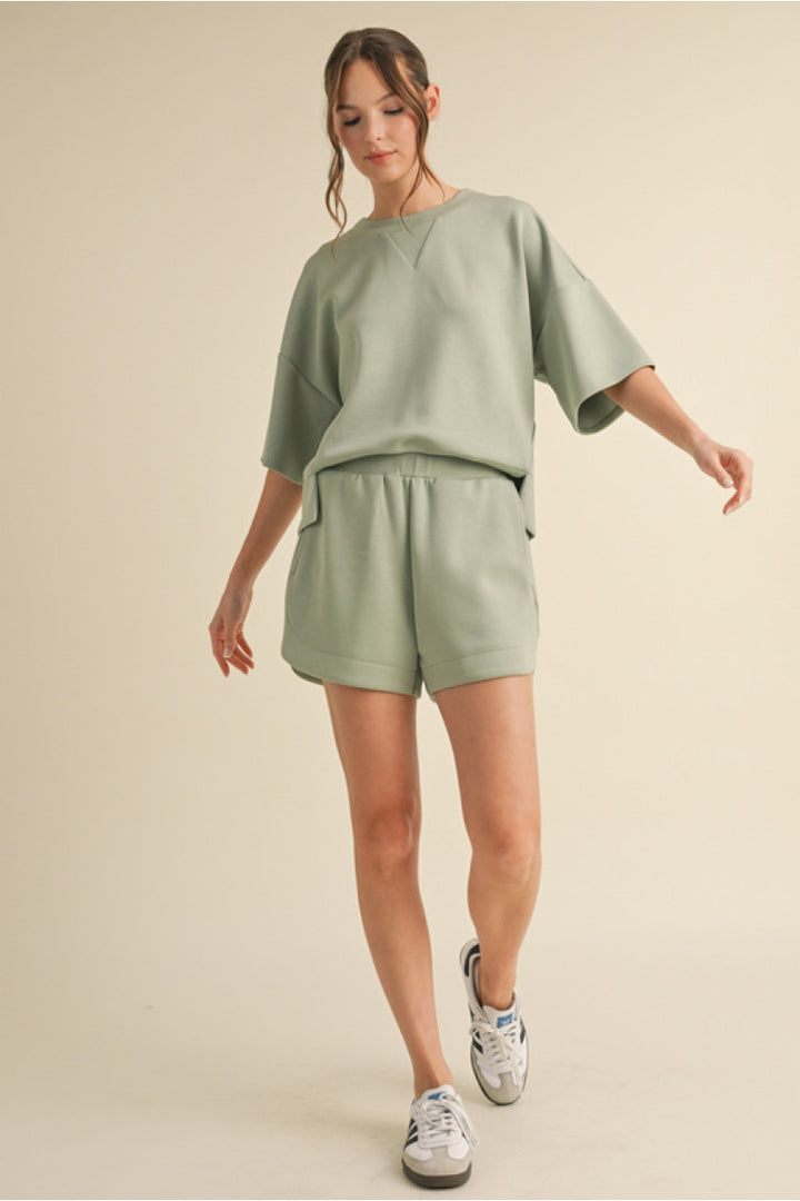 Sage Lounge Short Set