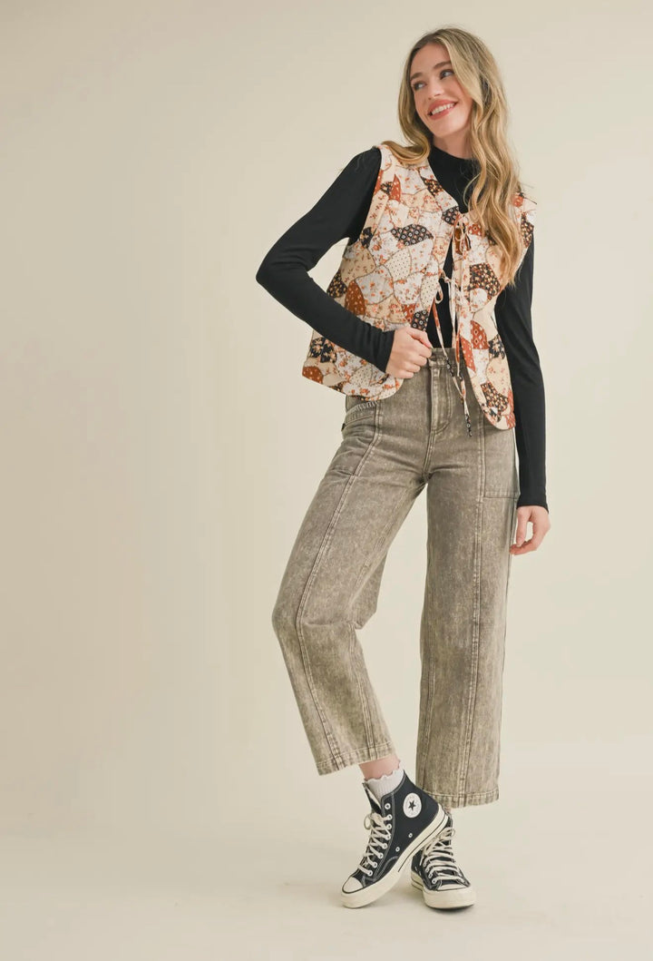 Prairie Patchwork Quilted Vest