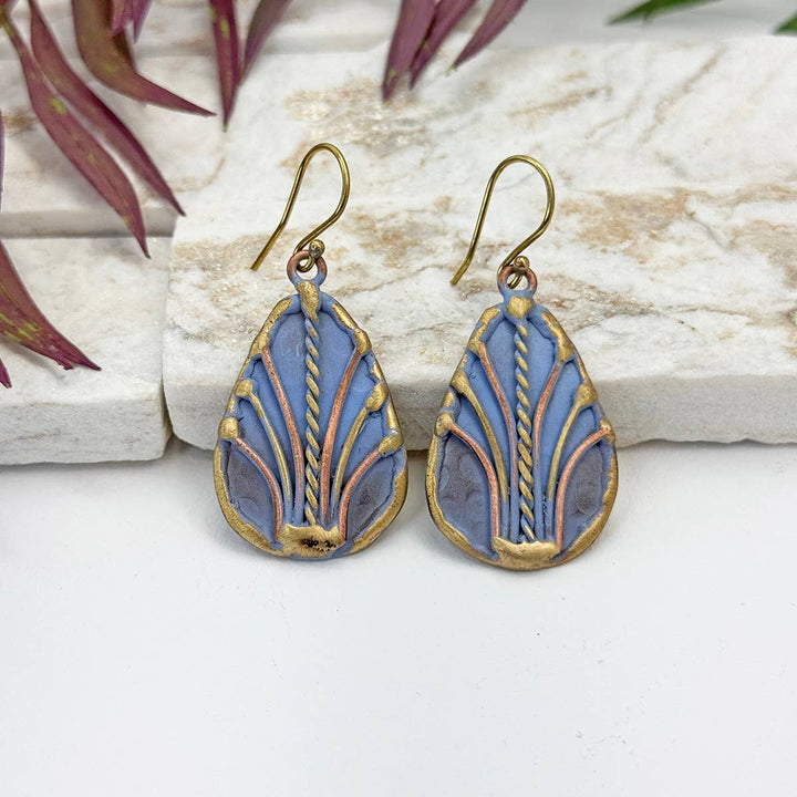 Brass Patina Earrings