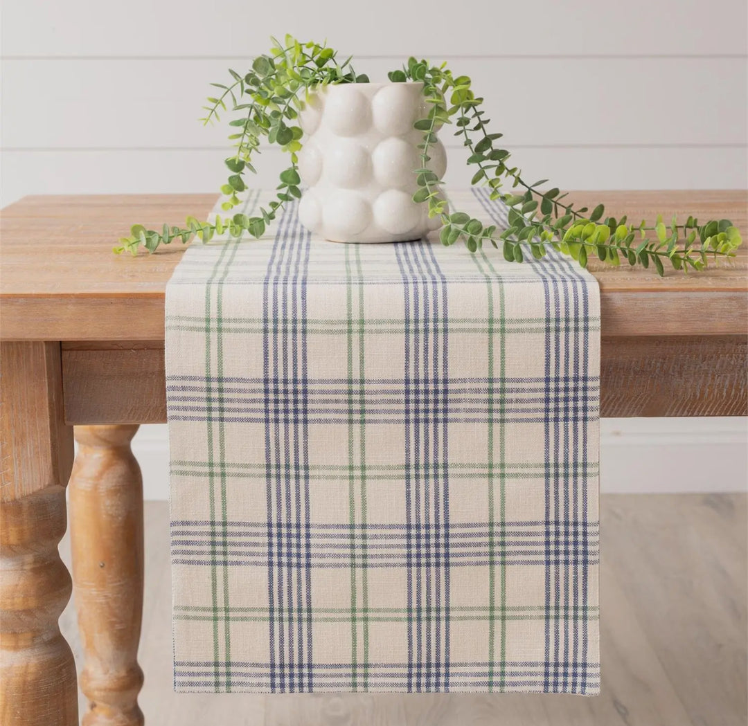 Lakehouse Plaid Table Runner