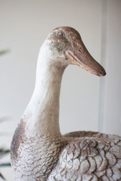Faux Concrete Garden Ducks