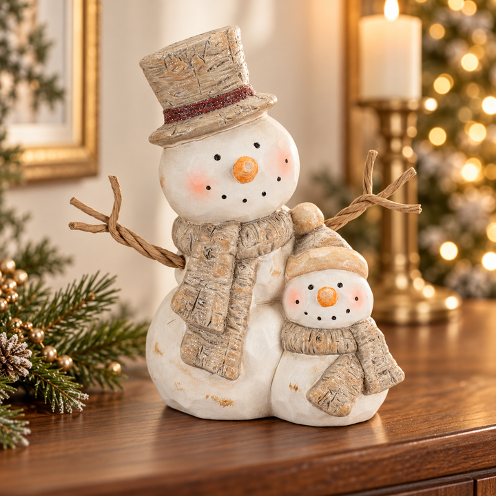 Winter Charm Terra Cotta Snowmen – Two Styles