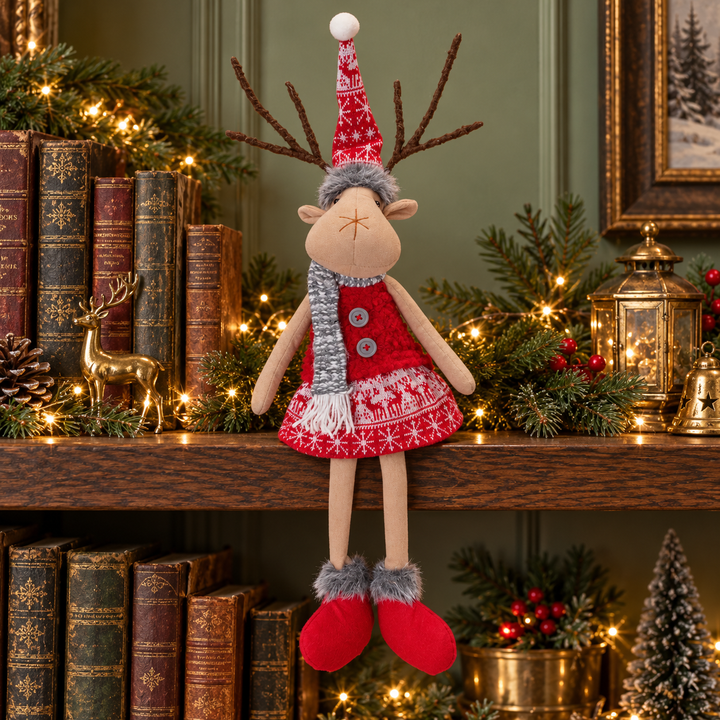 Woodland Deer Shelf Sitters – 23″