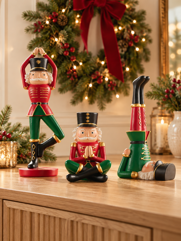 Peace, Pose & Christmas Cheer Yoga Soldiers