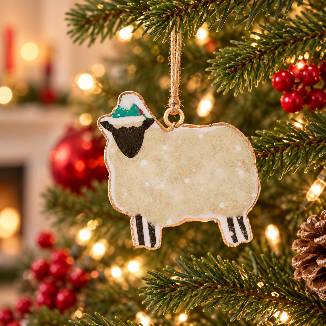 Merry Little Lambs Ornaments