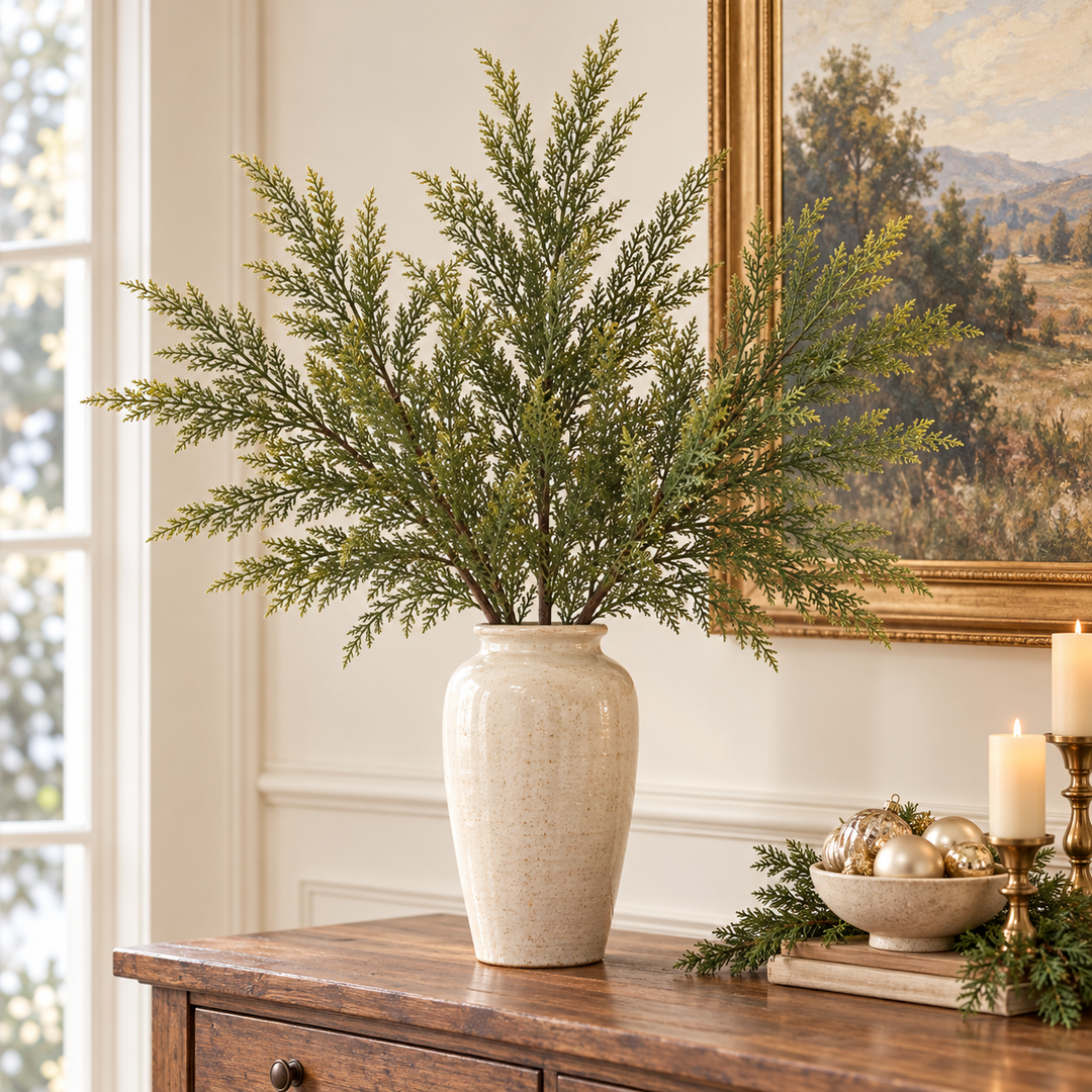 Woodland Grace Fern Spray — 34"