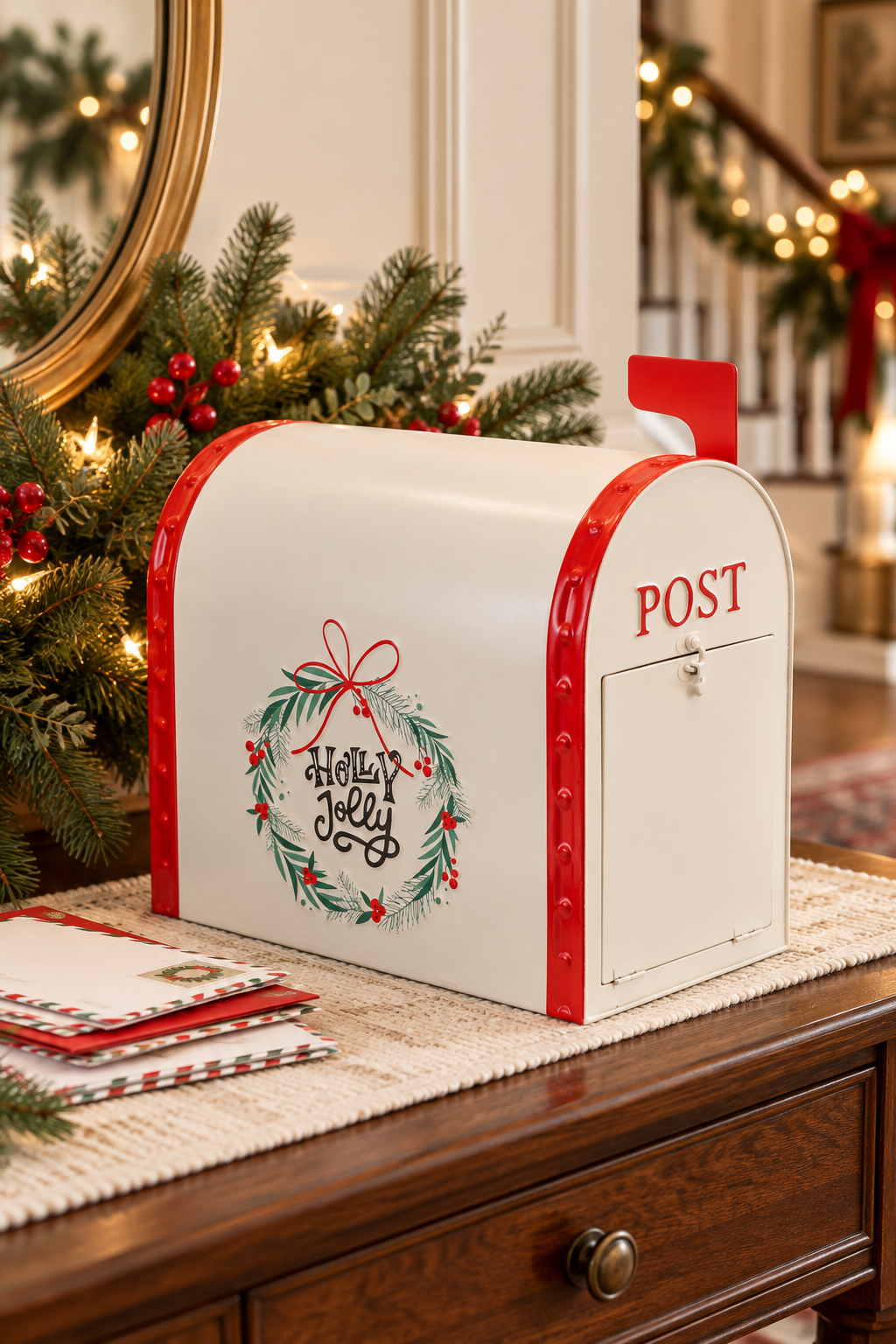 Holly Jolly Christmas Mailbox