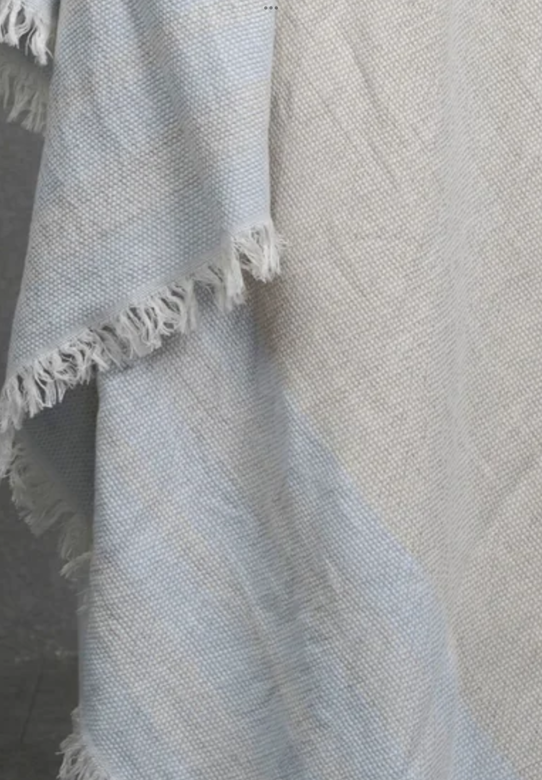 Linen/Turkish Cotton Throw