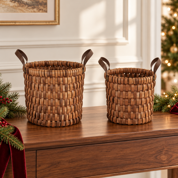 Heritage Woven Wood Baskets