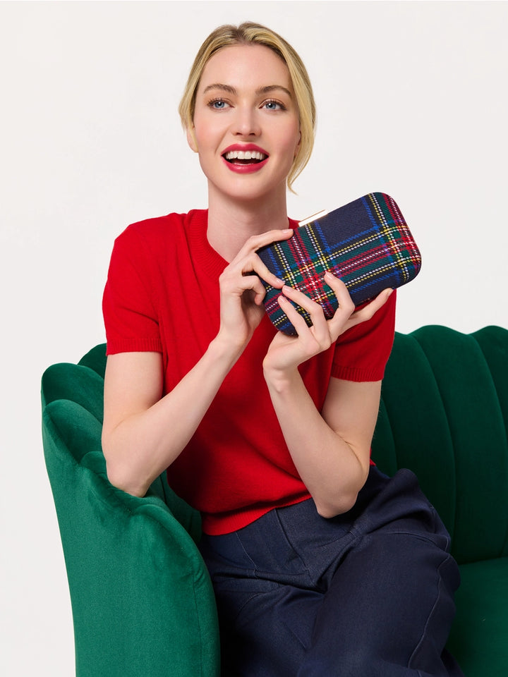 Tartan Holiday Plaid Clutch