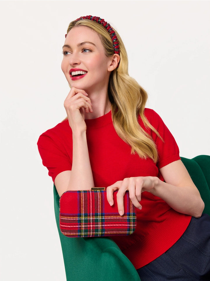 Tartan Holiday Plaid Clutch