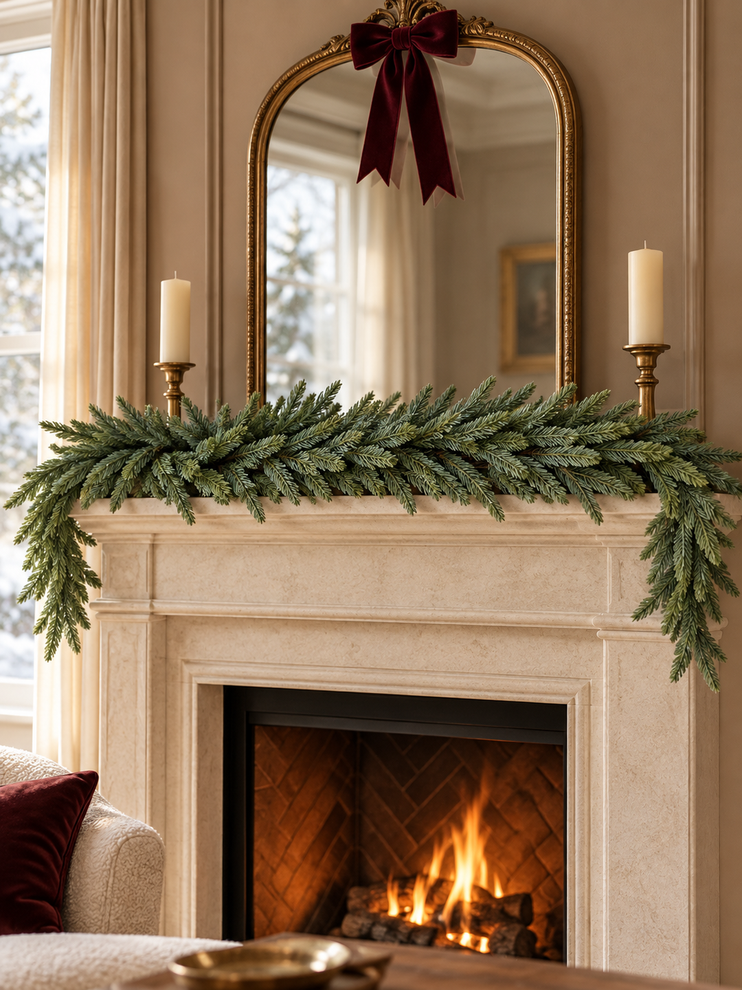 Evergreen Elegance Fresh Touch Spruce Garland