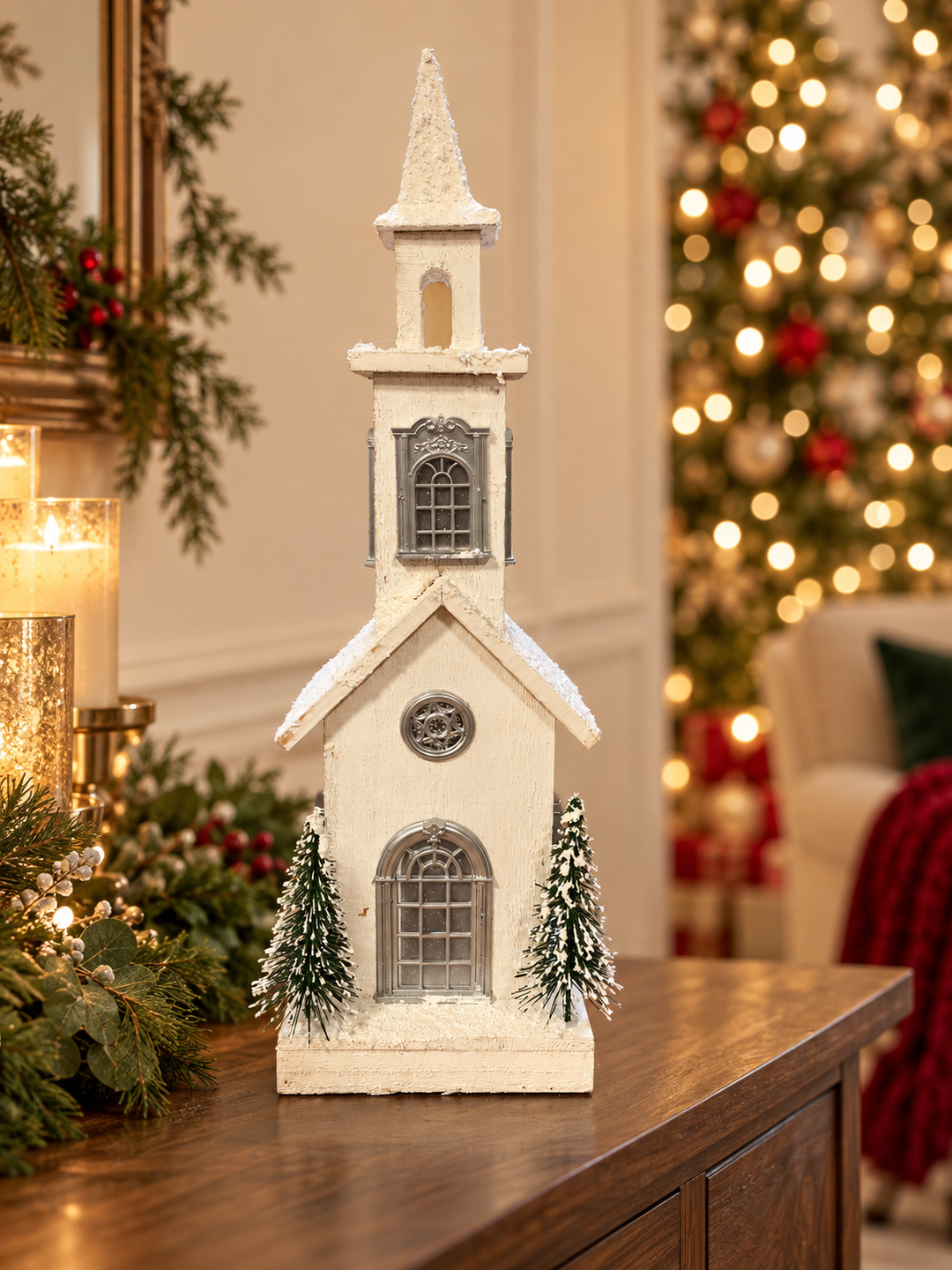 Snowfall Serenity Christmas Church