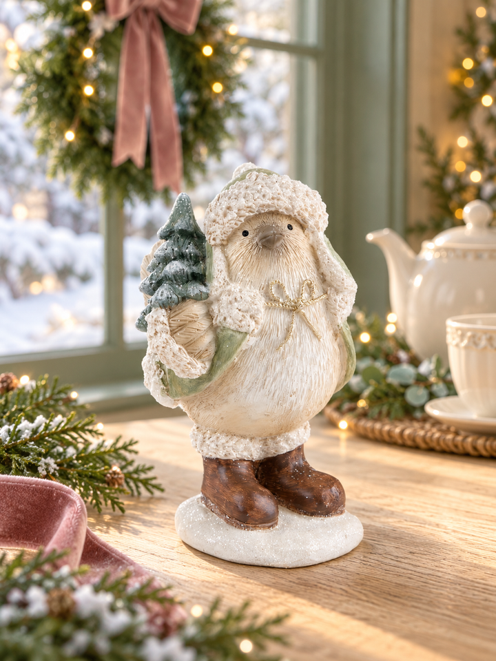 Winter Joy Christmas Bird Figurines – Two Designs