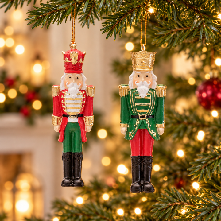 Christmas Parade Soldier Ornaments – Red &amp; Green