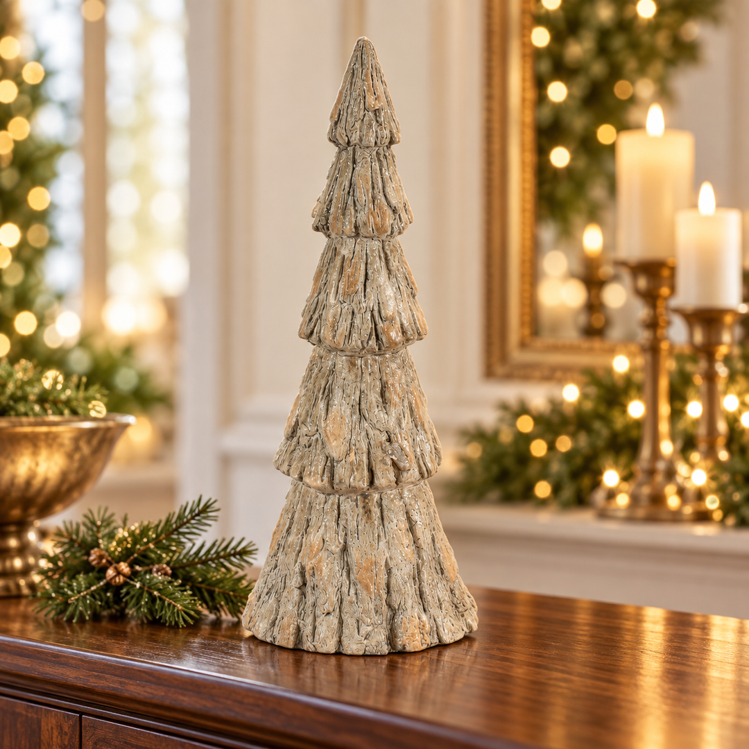 Woodland Glow Terra Cotta Christmas Trees – Three Sizes