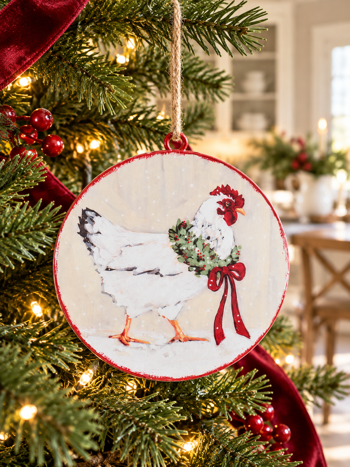 Iron Farm Disc Ornaments