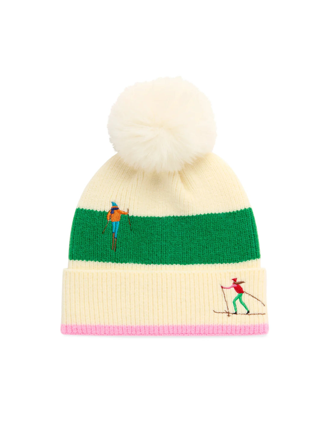Alpine Holiday Pom Beanie
