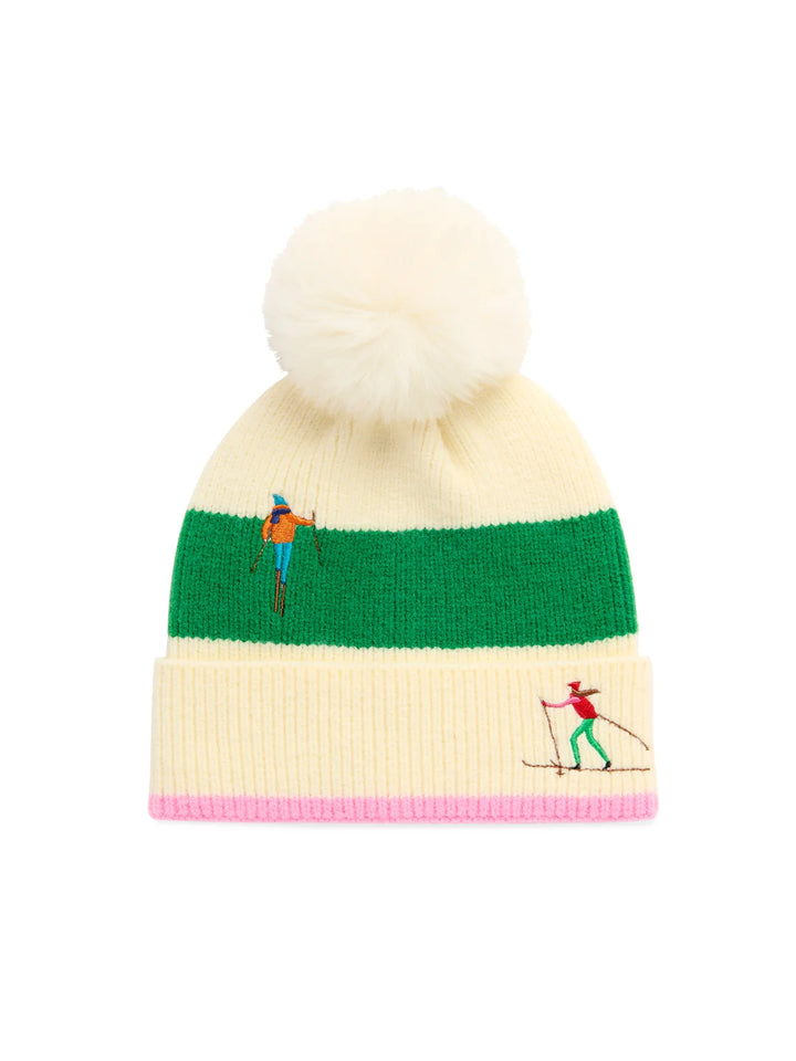 Alpine Holiday Pom Beanie